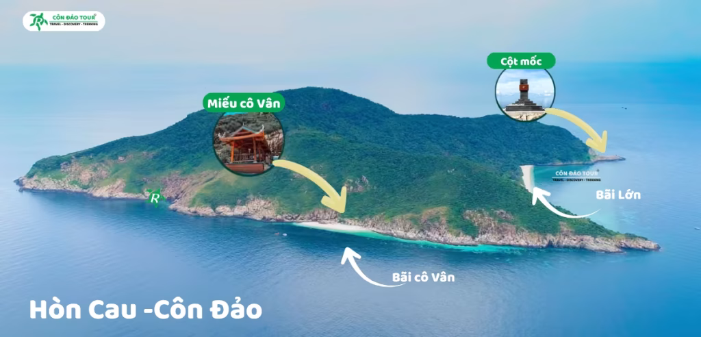 Hòn Cau Côn Đảo chi tiết