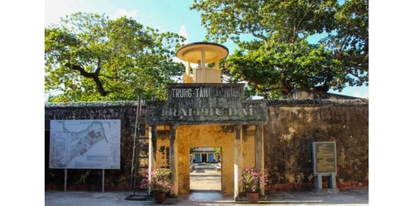 Toàn cảnh di tích Trại Phú Hải trong hệ thống trại giam Côn Đảo