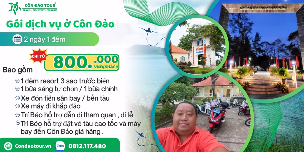 Review Tour Côn Đảo 2 Ngày 1 Đêm Bằng Máy Bay Thực Tế