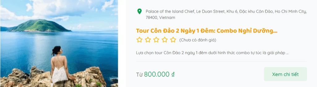 Giá Tour Côn Đảo