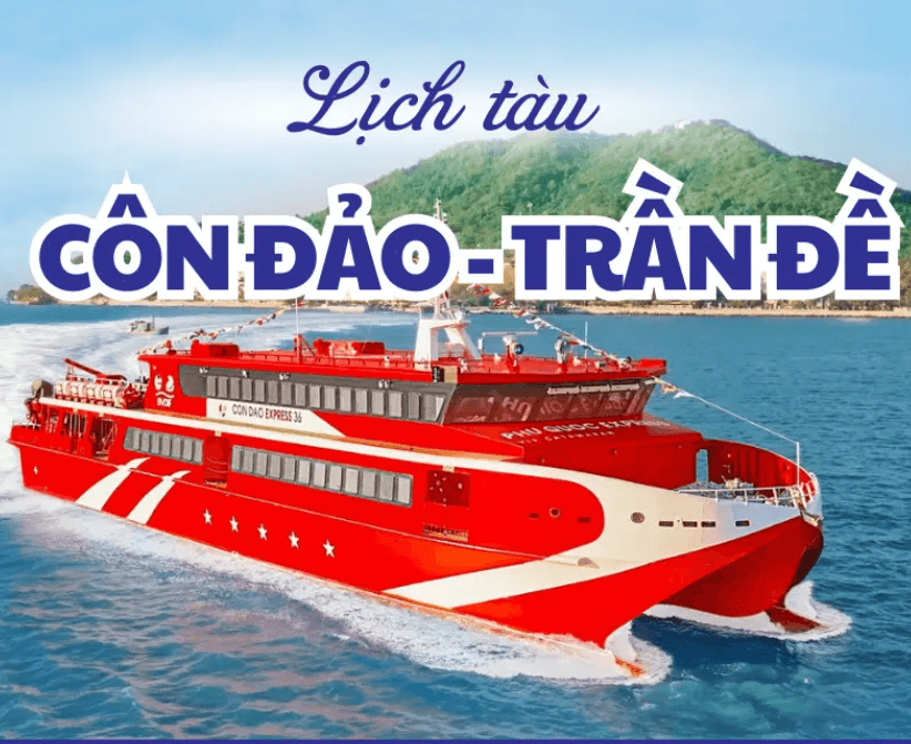 tour con dao tu soc trang di chuyen bang tàu cao tốc