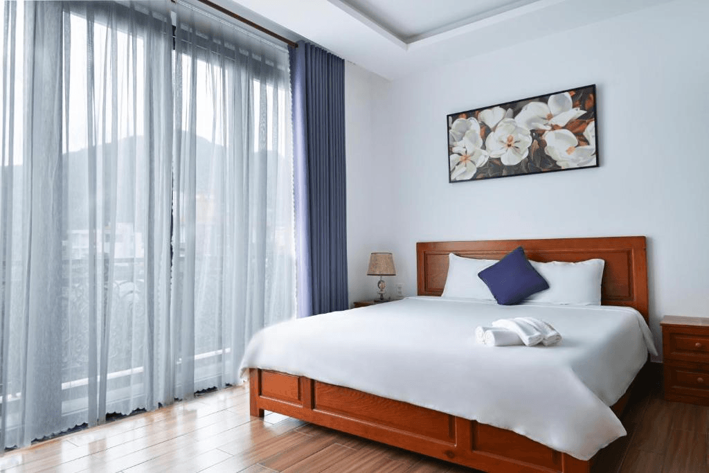 Phòng nghỉ tiện nghi sạch sẽ tại khách sạn Kim Ngân Côn Đảo