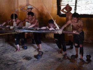 Hàm xây lúa tại trại Phú Hải cụm di tích lịch sử nhà tù Côn Đảo